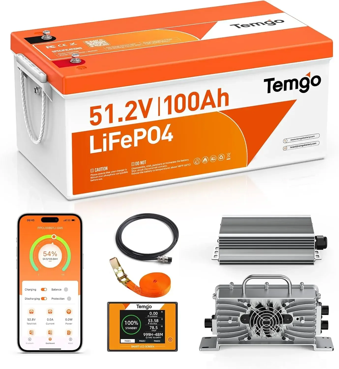 Аккумулятор для гольф-кара LiF – обзор и цена Lithium Battery 100Ah